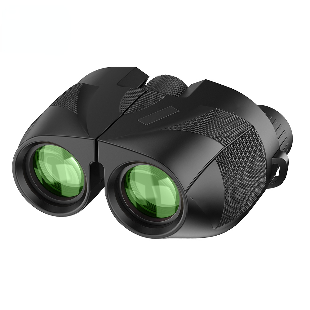 10X25 Compact Binoculars Telescope BAK4 FMC Lens Foldable Pocket Binoculars For Bird Watching Camping Hunting Tourism