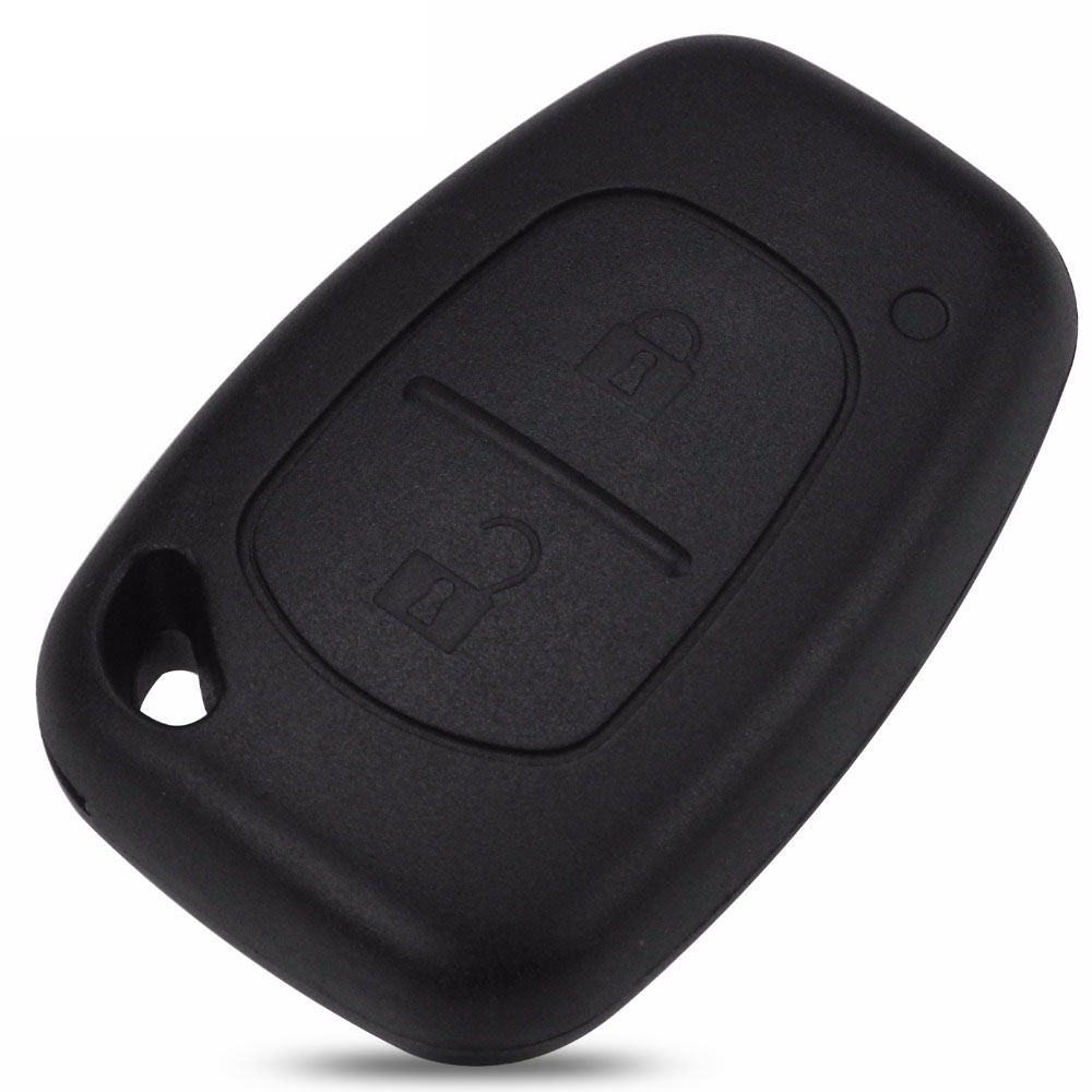 10pcs  2 Buttons Remote Uncut Blade Car Key Shell Cover For Renault Trafic Vauxhall Opel Vivaro Nissan Primastar Flip Fob
