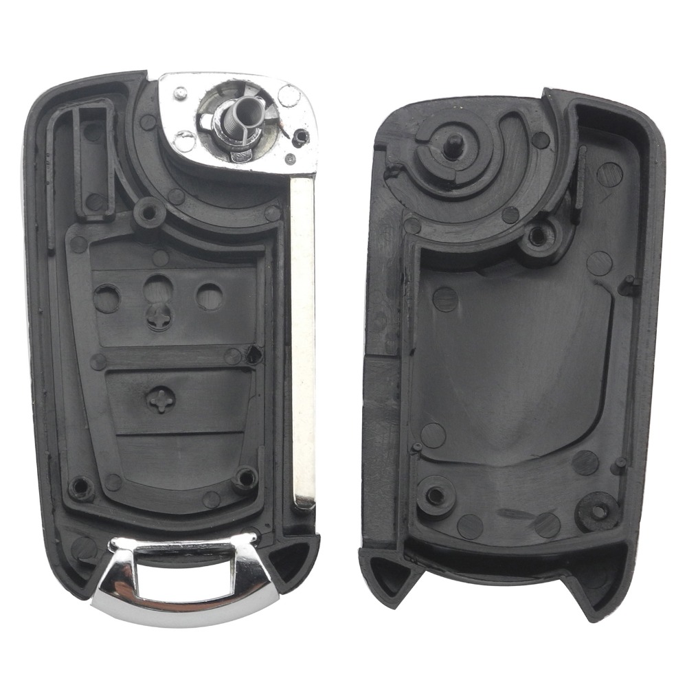 10pcs 2 Buttons Modified Filp Folding Key Case For Opel Corsa Astra Kadett Monza Montana Blade HU100 HU43