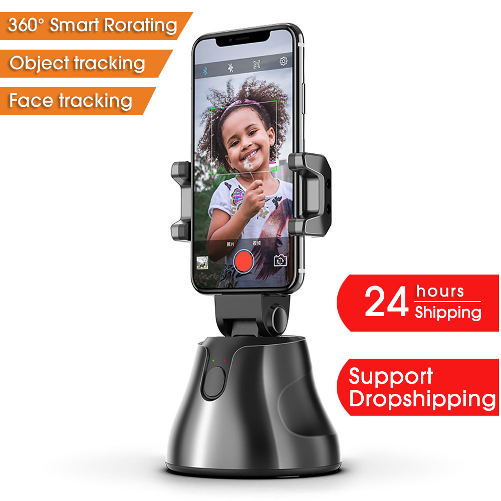 Flexible Selfie Stick Auto Smart Shooting Selfie Stick 360° Object Tracking All-in-one Rotation Face tripod Camera Phone Holder
