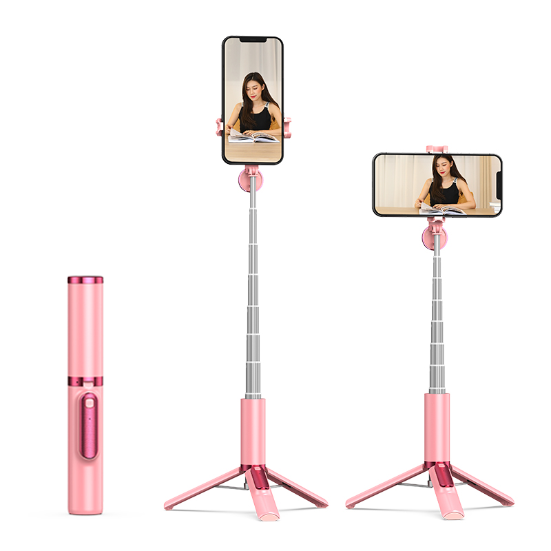 Selfie Stick Tripod with Wireless Remote Foldable Portable Extendable Telescopic Phone Holder for IOS Android