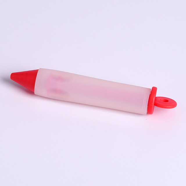 Cake Decorating Flower Pen Chocolate Cream Jam Squeezed Gun Syringe Pastry Cookie Painting Writing Baking Tool Silicone Kitchen Supplies