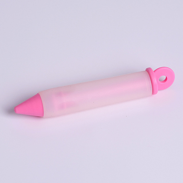 Cake Decorating Flower Pen Chocolate Cream Jam Squeezed Gun Syringe Pastry Cookie Painting Writing Baking Tool Silicone Kitchen Supplies