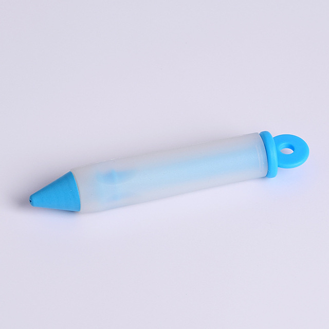 Cake Decorating Flower Pen Chocolate Cream Jam Squeezed Gun Syringe Pastry Cookie Painting Writing Baking Tool Silicone Kitchen Supplies