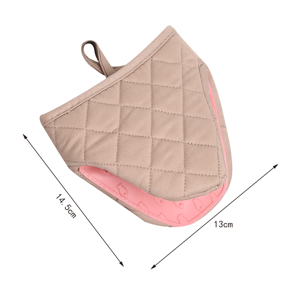 One Piece Silicone Anti-scalding Oven Gloves Mitts Kitchen Silicone Gloves Tray Dish Bowl Holder Baking Insulation Hand Clip