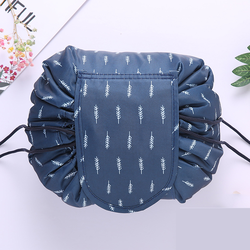 Women Drawstring Travel Cosmetic Bag Makeup Bag Organizer Make Cosmetic Bag Case Storage Pouch Toiletry Beauty Kit Box