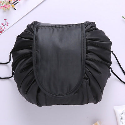 Women Drawstring Travel Cosmetic Bag Makeup Bag Organizer Make Cosmetic Bag Case Storage Pouch Toiletry Beauty Kit Box