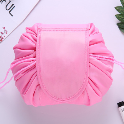 Women Drawstring Travel Cosmetic Bag Makeup Bag Organizer Make Cosmetic Bag Case Storage Pouch Toiletry Beauty Kit Box