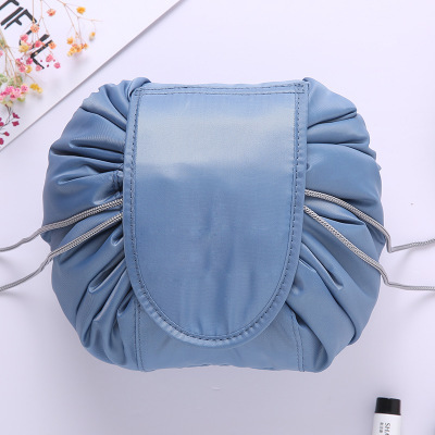 Women Drawstring Travel Cosmetic Bag Makeup Bag Organizer Make Cosmetic Bag Case Storage Pouch Toiletry Beauty Kit Box
