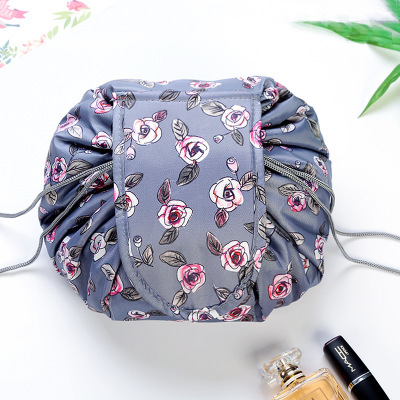 Women Drawstring Travel Cosmetic Bag Makeup Bag Organizer Make Cosmetic Bag Case Storage Pouch Toiletry Beauty Kit Box