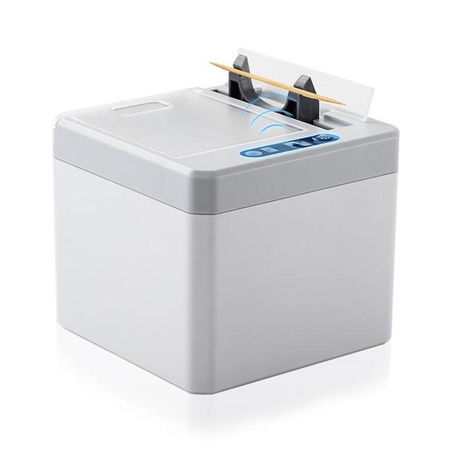 Automatic Smart Toothpick Dispenser Electric Tooth Stick Storage Box Automatic Infrared Sensor Toothpick Holder Kitchen Supplies
