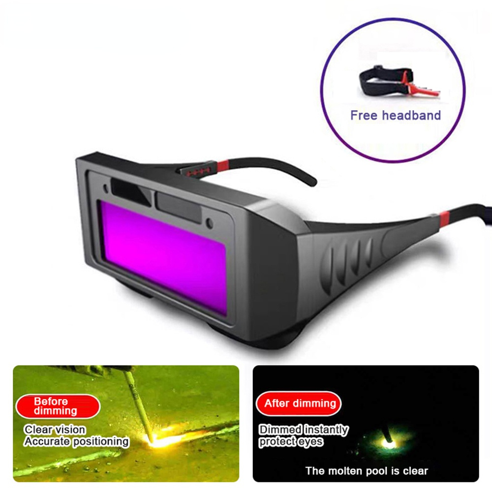 Automatic Dimming Welding Glasses Argon Arc Welding Solar Goggles Special Anti-glare Glasses tools For Welders Automatic Dimming Tools