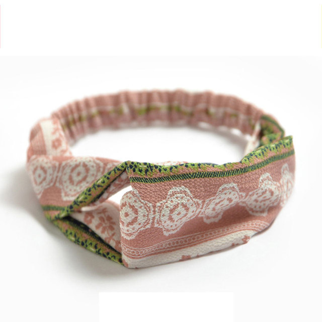 New Design Fashion Women Summer Style Headbands Bohemian Girl Cross Turban Bandage Bandanas Hairbands Hair Accessories