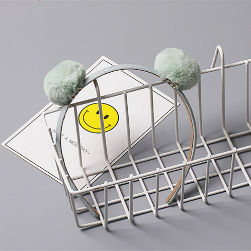 Children's hair accessories headband cute autumn and winter plush ball Baby Hair Headband wholesale baby hair band