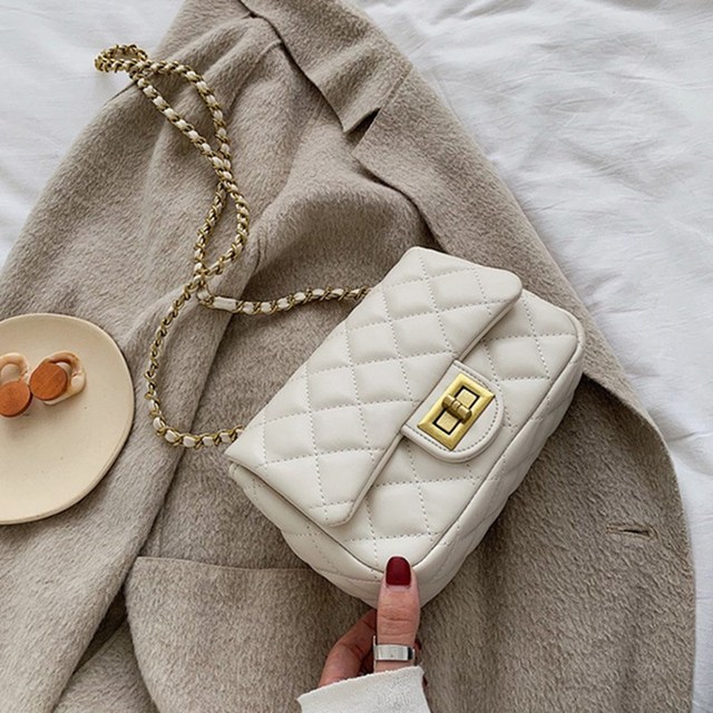PU Leather For Women Handbags Purses Ladies Crossbody Shoulder Bags Girls Chain Mini Phone Bags