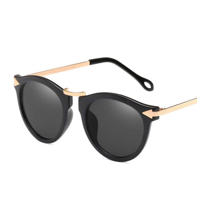 Cat Eye Sunglasses Women Luxury Brand Arrow Sun Glasses Vintage Shades For Woman Sunglass Ladies Flowers Sunglases