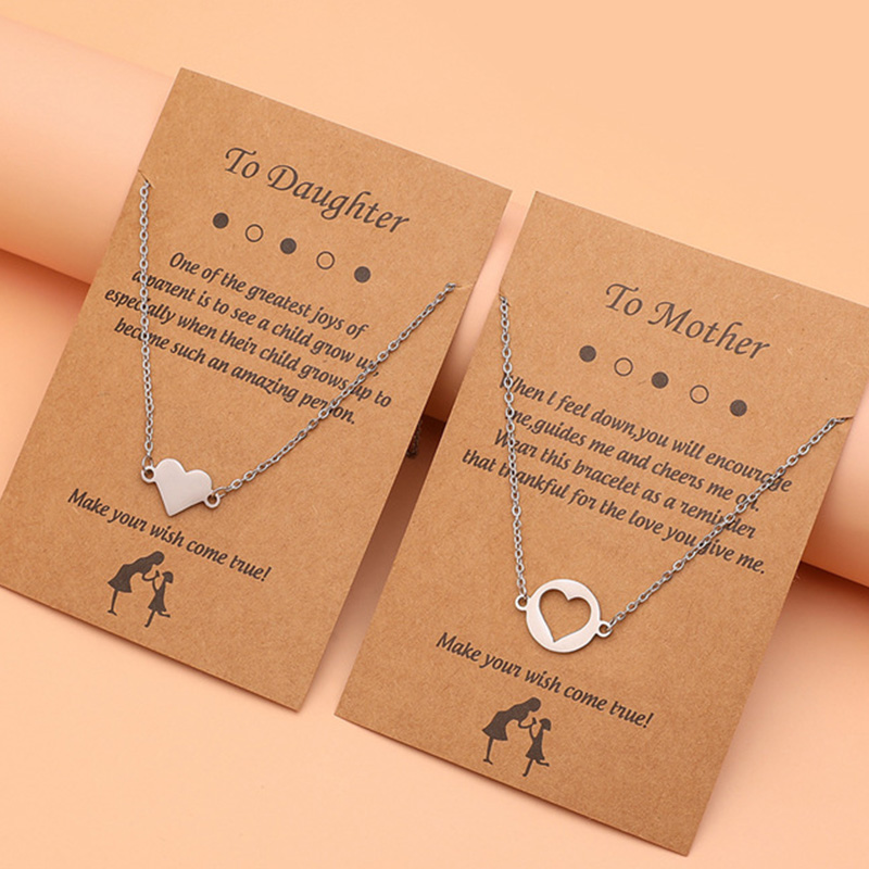 Charm Moon Sun Couple Necklace Stainless Steel Hollow Butterfly Heart Pendant Link Chain Necklace For Women Men Family Jewelry