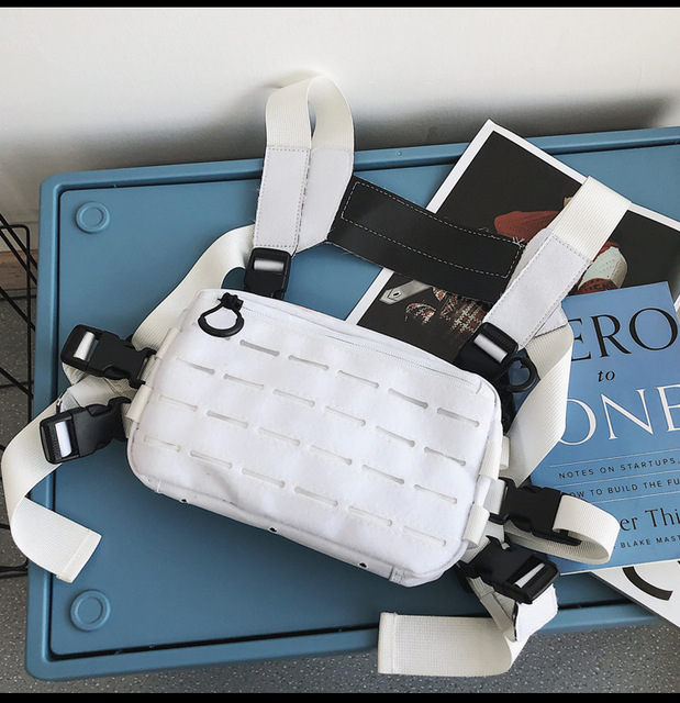 New Chest Bag For Men Tactical Vest Bag Casual Function Chest Rig Bags Streetwear For Boy Waist Pack Men Casual Shoulder Bag