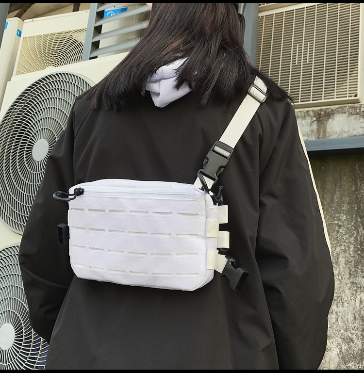 New Chest Bag For Men Tactical Vest Bag Casual Function Chest Rig Bags Streetwear For Boy Waist Pack Men Casual Shoulder Bag