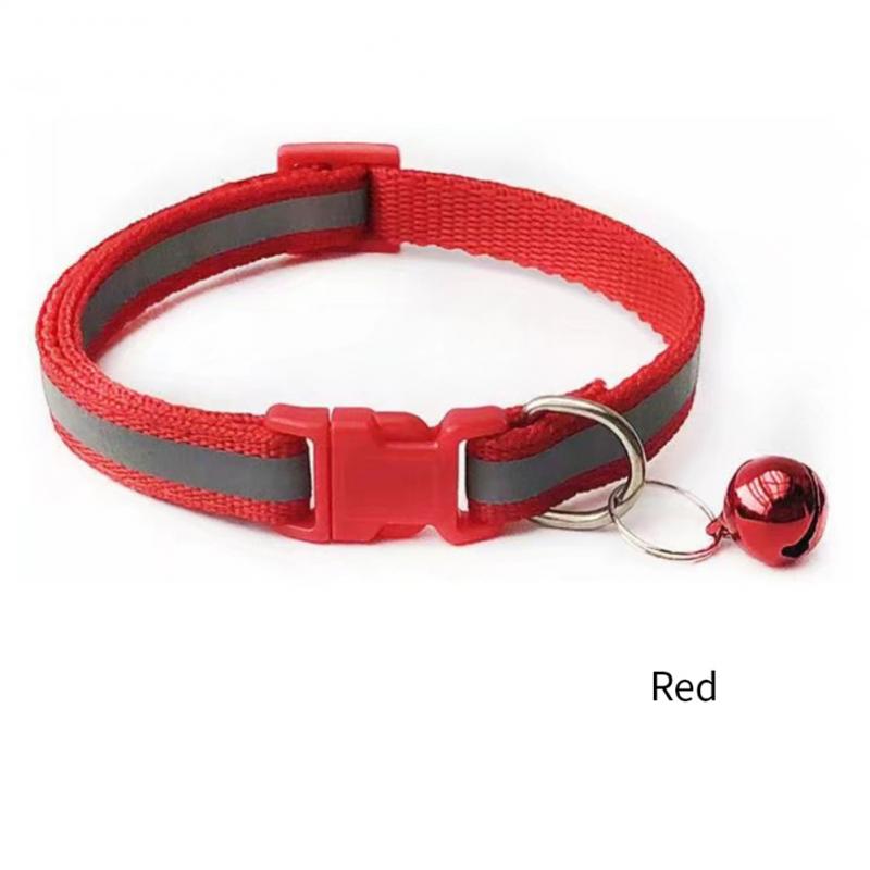 Pet Products Pet Reflective Patch Collar Cats Collar Bell Collars Pet Luminous Collars Teddy Bomei Small Dog Collar Pet Supplies 2pcs