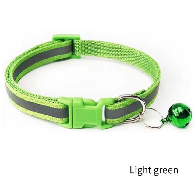 Pet Products Pet Reflective Patch Collar Cats Collar Bell Collars Pet Luminous Collars Teddy Bomei Small Dog Collar Pet Supplies 2pcs