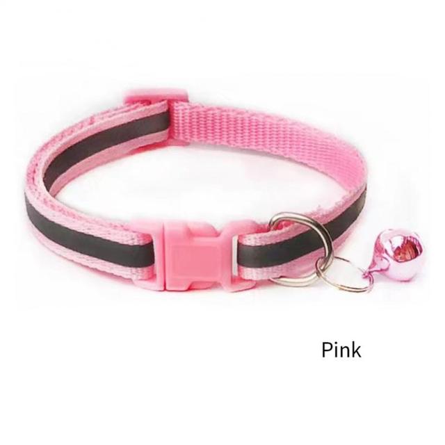 Pet Products Pet Reflective Patch Collar Cats Collar Bell Collars Pet Luminous Collars Teddy Bomei Small Dog Collar Pet Supplies 2pcs