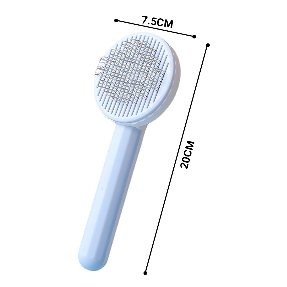 Pet Cat Brush Dog Comb Hair Removes Pet Hair Comb Self Cleaning Slicker Brush For Cats Dogs Removes Tangled Hair Beauty Products