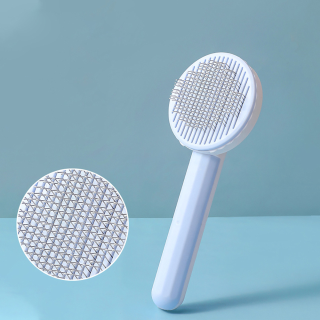 Pet Cat Brush Dog Comb Hair Removes Pet Hair Comb Self Cleaning Slicker Brush For Cats Dogs Removes Tangled Hair Beauty Products
