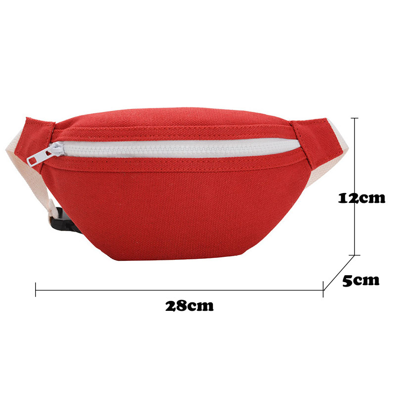 Children's Bag New Cute Baby Waist Bag Kids Girl Boy Red Fanny Pack Toddler Waist Packs Belt Bag