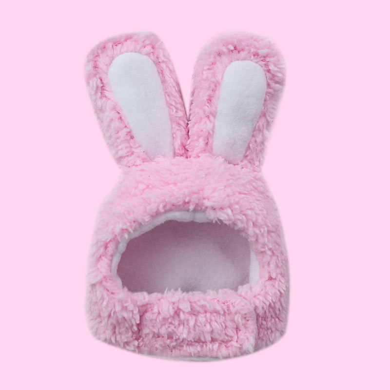 2PC Funny Easter Cute Plush Costume Cat Deformation Hat Rabbit Headwear Pet Accessories for Cats and Small Dogs Hat Pet Products