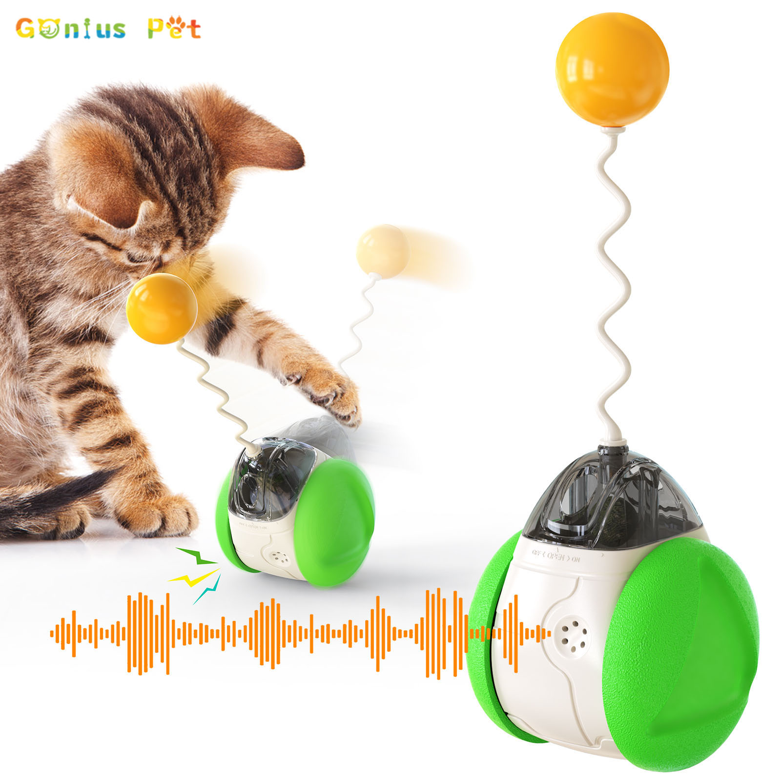 Cat Toys Interactive Toy For Cats Free Shipping Kitten Toys Squeaky Catnip Play Ball Feather Funny For Cats Accessories Supplies