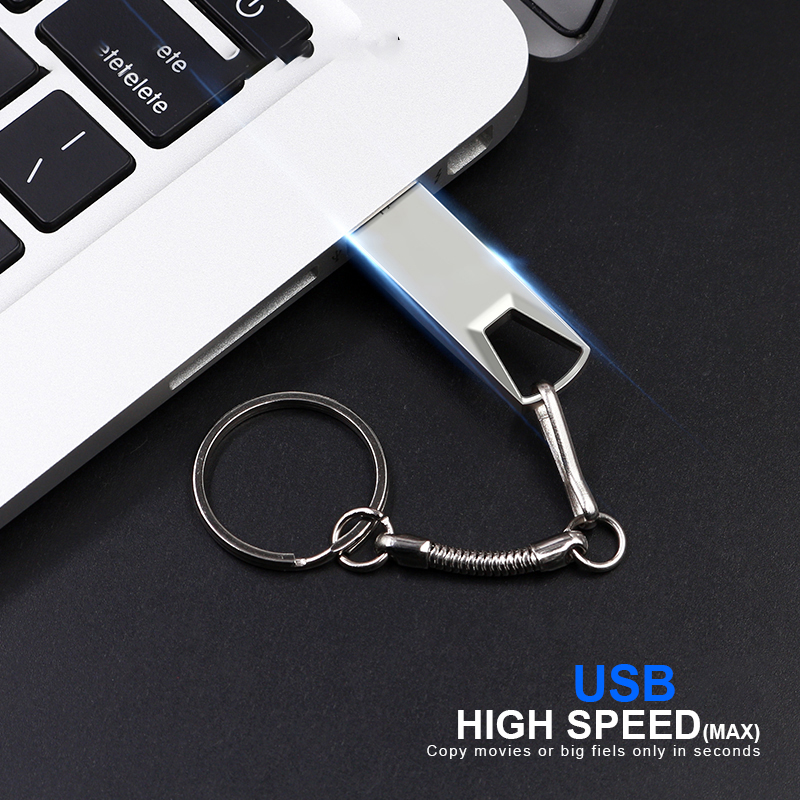 metal  usb flash drive 64GB 32GB pen drive 16GB pendrive 8GB Flash Disk 4GB u disk memoria cel usb stick gift Custom logo