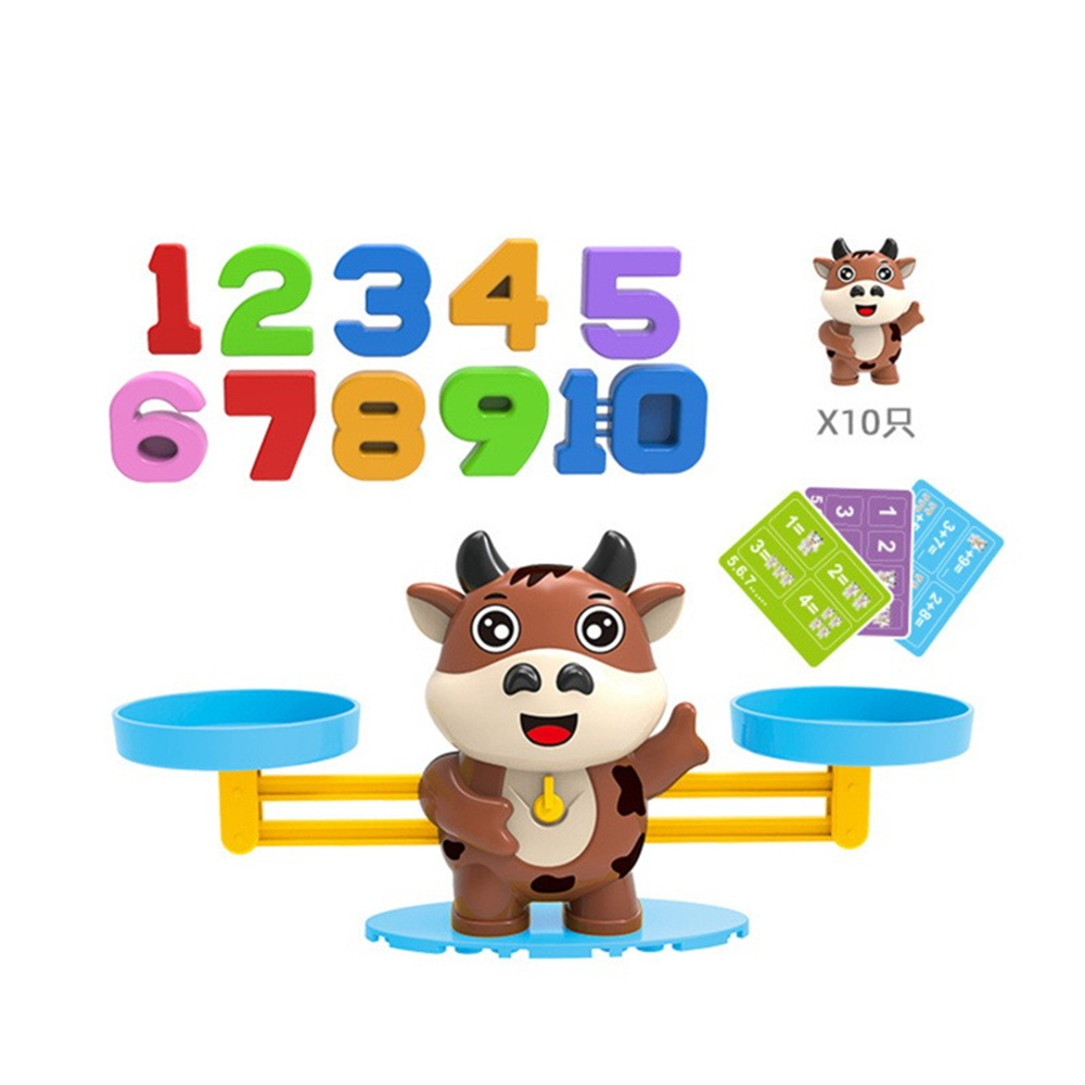 Educational Math Toy Smart Monkey Balance Scale Kids Toy Digital Number Board Game Educational Learning Toys Teaching Material