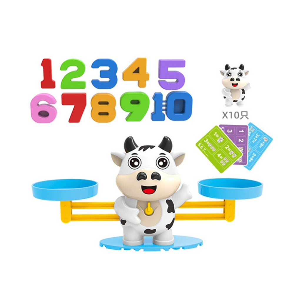 Educational Math Toy Smart Monkey Balance Scale Kids Toy Digital Number Board Game Educational Learning Toys Teaching Material