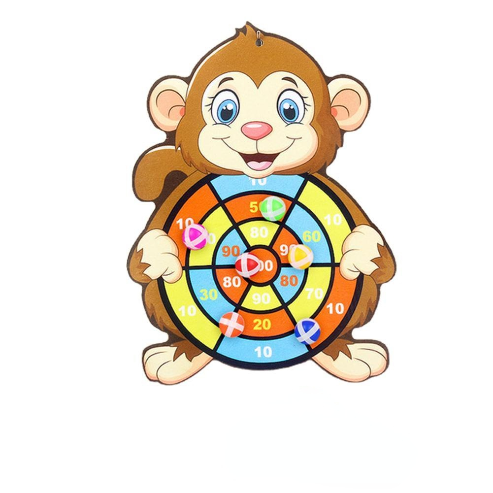 Children Target Sticky Ball Throw Dartboard Sports Kids Educational Board Games With Darts Ball Parent-child Interactive Toys