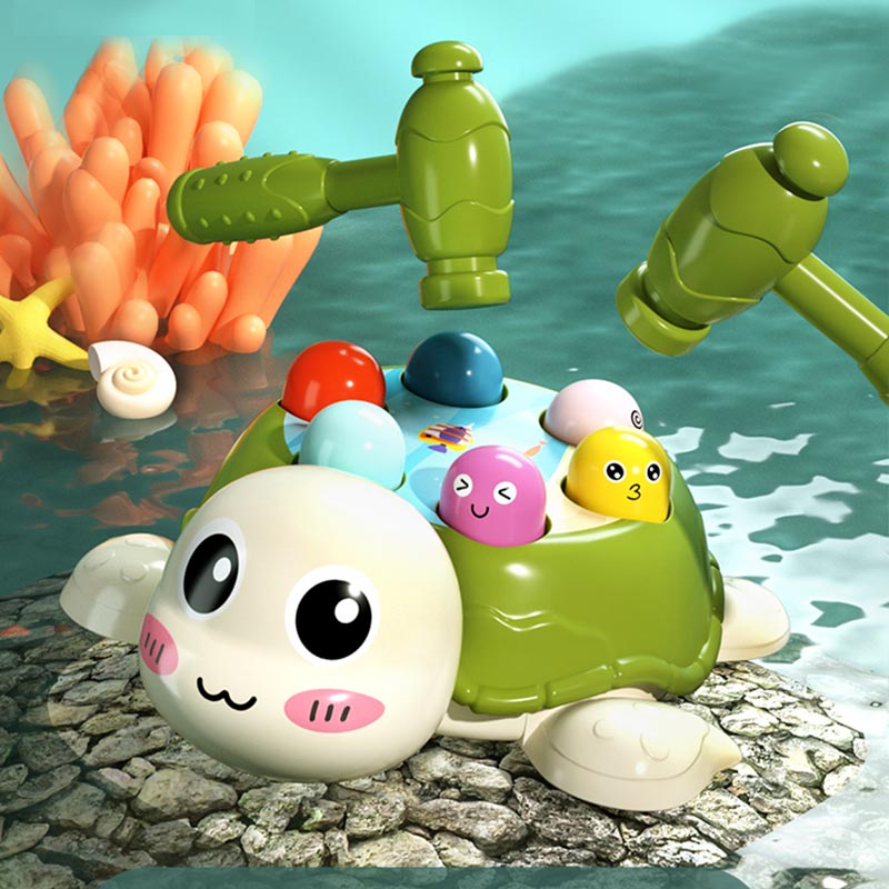 Baby Whack-A-Mole Hammer 0 12 24 Months Kids Beat Animal Early Educational for Boys 1 Year Toddler Music Game Toy