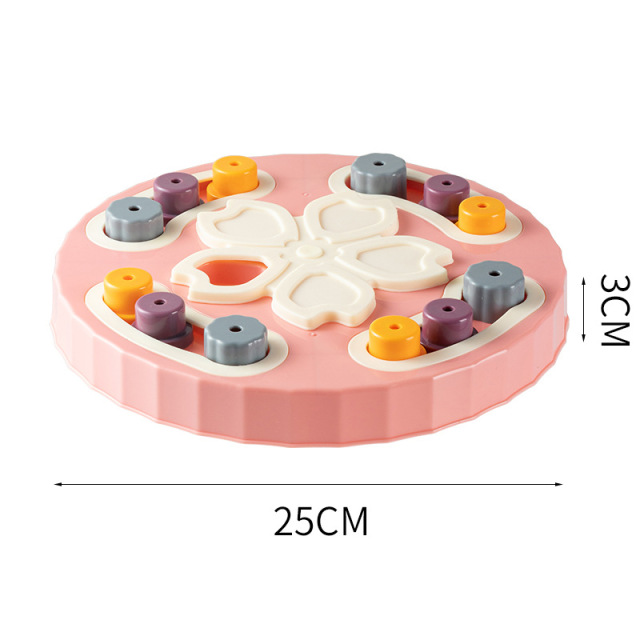 Pet Puzzle Toys Food Dispenser Funny Interactive Toy For Dog Improve IQ Non-Slip Bowl Dog Training Game Pet Supplies