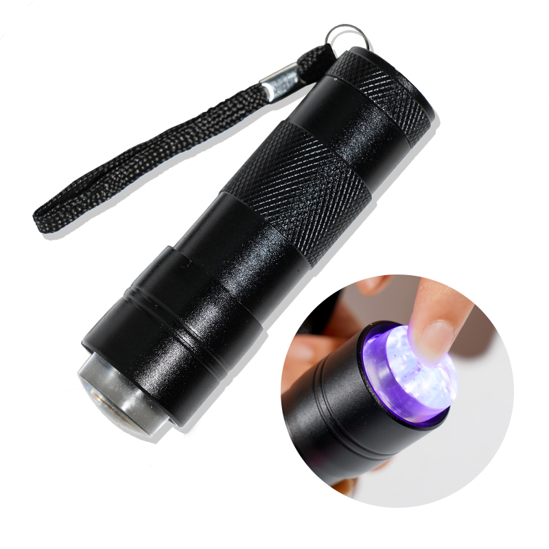 Nail Art UV Mini Flashlight with stamper Portable Silicone Handheld LED Light Nails Polish Dryer Quick Dry Manicure Lamp