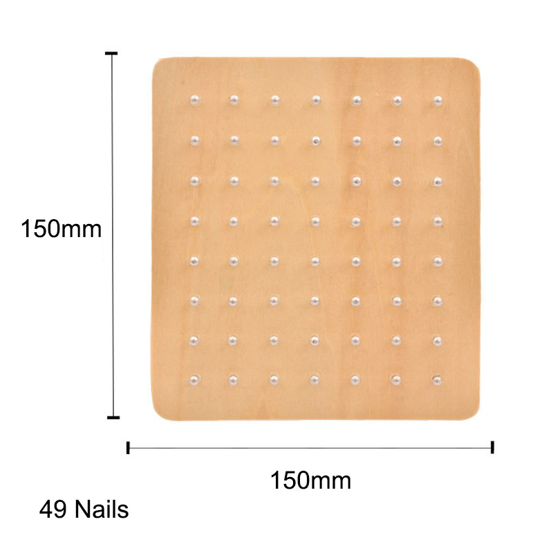 Montessori Baby Creative Toy Graphics Rubber Tie Nail Boards with Cards Childhood Education Preschool Kids Toys Educational
