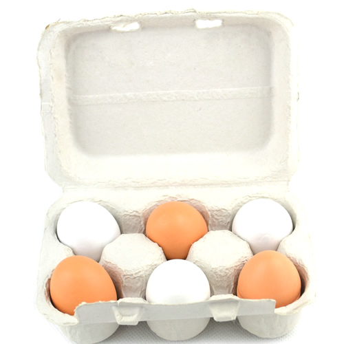 Pudcoco New 6PCS/Packet Baby Kids Pretend Play Preschool Educational Toy Wooden Eggs Yolk Kitchen Cooking Baby Kids Toy Gifts