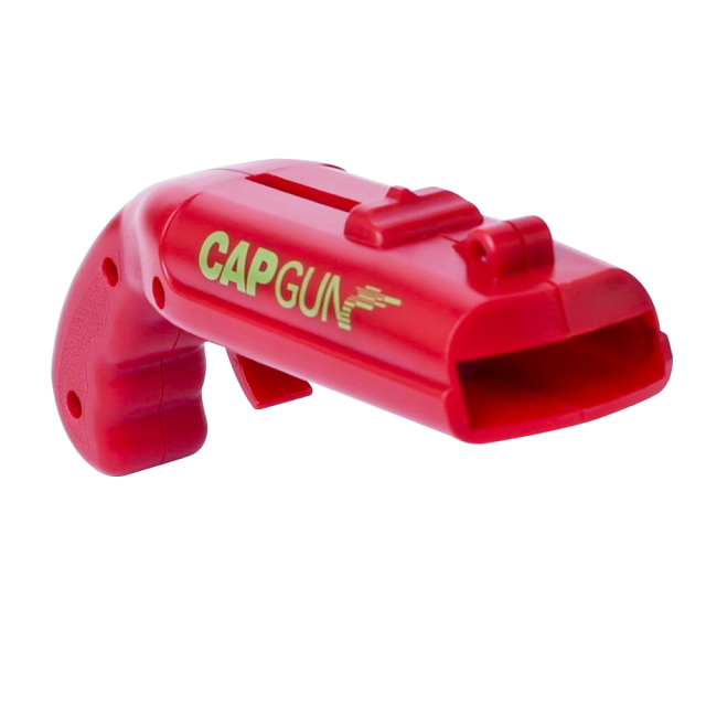 2pcs Creative Can Opener Spring Cap Catapult Launcher Gun Shape Bar Tool Drink Opening Shooter Beer Bottle Opener Kitchen Gadget Set