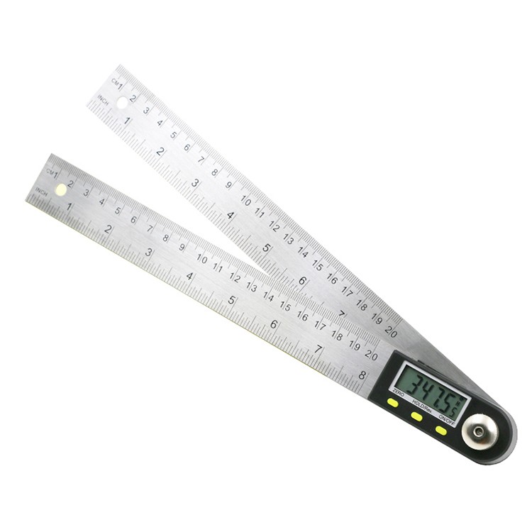200mm Digital Protractor Inclinometer Goniometer Level Measuring Tool Electronic Angle Gauge Stainless Steel Angle Ruler