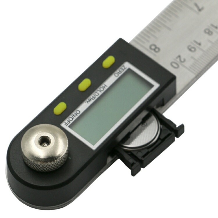 200mm Digital Protractor Inclinometer Goniometer Level Measuring Tool Electronic Angle Gauge Stainless Steel Angle Ruler