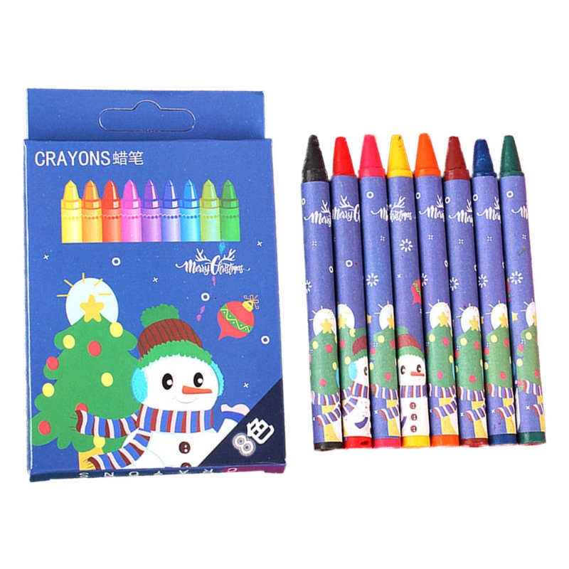 Toddler Crayons 8 Colors Non Toxic Silky Washable Baby Gel Crayons Safe for Infant Kids Children Pre-schooler Beginner