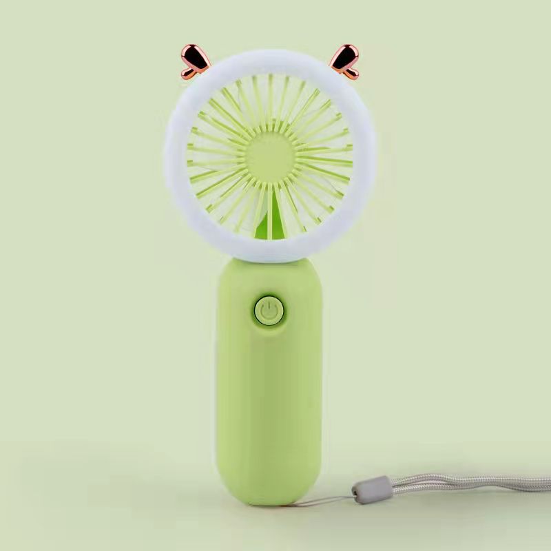 Portable Fan Usb Rechargeable Mini Fan Traveling And Shopping Hand Fan Strong Wind Pocket Air Cooler