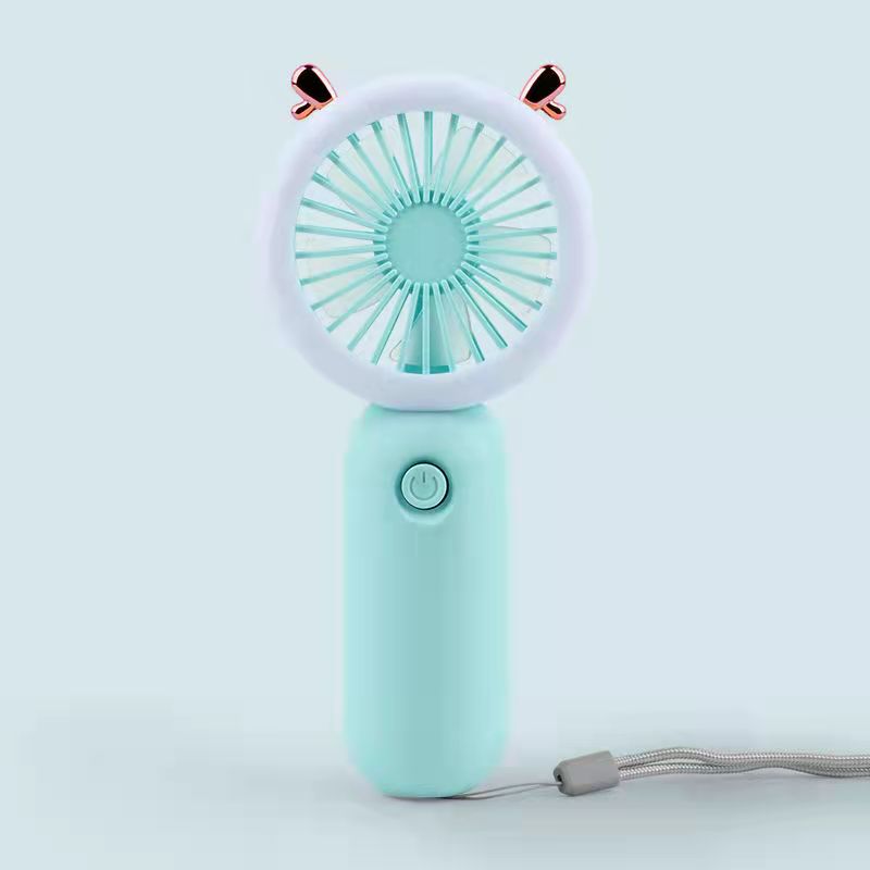 Portable Fan Usb Rechargeable Mini Fan Traveling And Shopping Hand Fan Strong Wind Pocket Air Cooler
