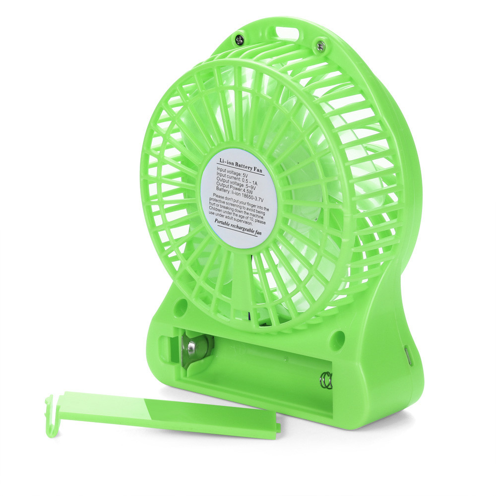 Portable Rechargeable Led Light Fan Air Cooler Mini Desk USB Fan Third Wind USB Fan