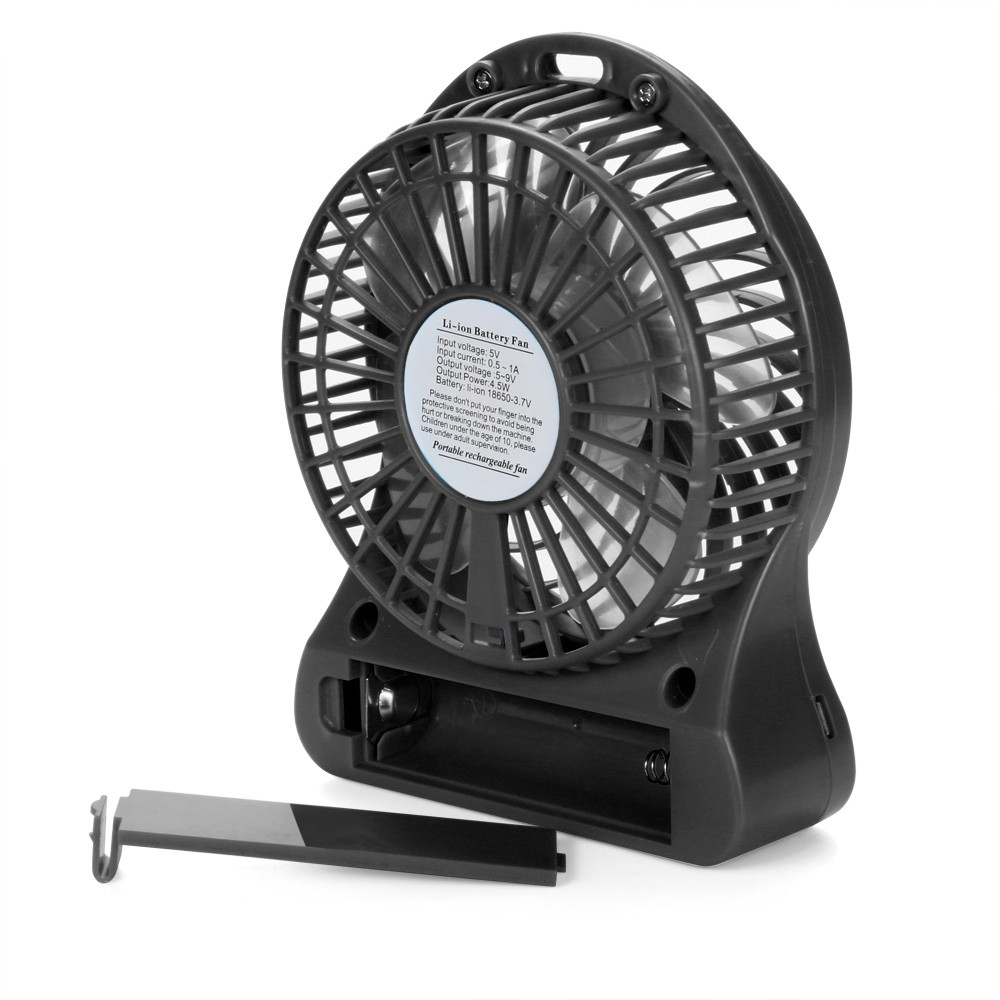 Portable Rechargeable Led Light Fan Air Cooler Mini Desk USB Fan Third Wind USB Fan