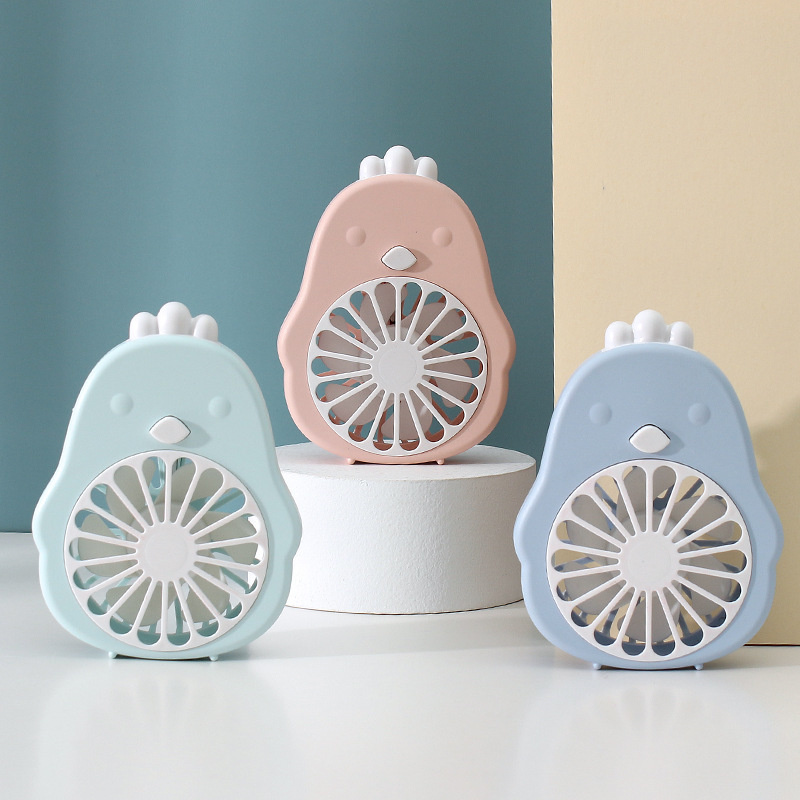 Mini Charging Small Fan Lovely Chicken Student Dormitory Desktop Mini Fan Pocket Portable USB Pocket Fan