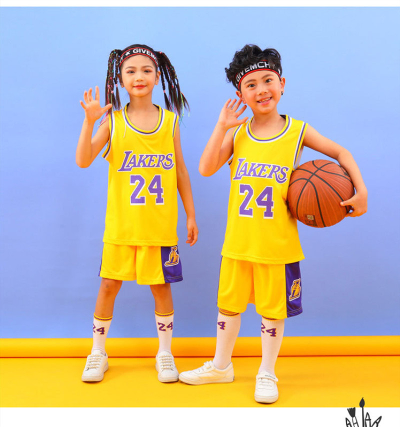 Student Football Uniform Tracksuit Set Baby Sport Jerseys Kids Boys Team Basketball Suits Soccer Clothes Vest + T-shirt 2PCS